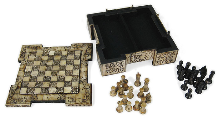 Chess Set Bone Design